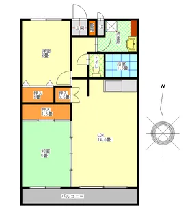 シズミハイツ【3階】の間取り