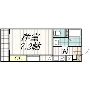 リブリ・ルームス新千葉【1階】の間取り