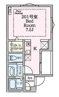 CharmeRogerResidence【2階】の間取り