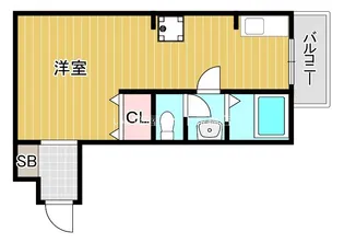 アリタセントラル京橋【2階】の間取り