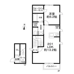sunny court T【2階】の間取り
