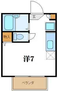 ルミエール田中【1階】の間取り
