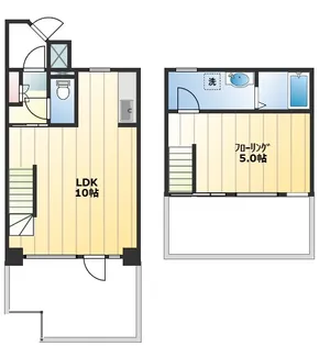 フラックス永福【4階】の間取り