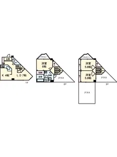 カドリル青葉台【1階】の間取り