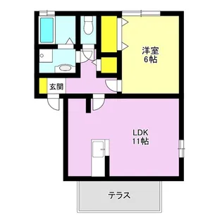 ムグンファ【1階】の間取り