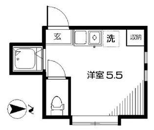 アーバンプレイス鷺宮B棟【2階】の間取り