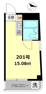 ネオハイシティ渋谷【2階】の間取り