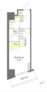 プライムメゾン中野坂上【3階】の間取り