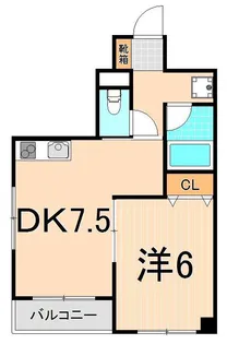 アクロポリス亀有【4階】の間取り