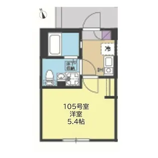 ブルーミング横浜【1階】の間取り