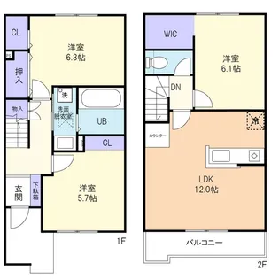 フォレスタ和泉 Bの間取り