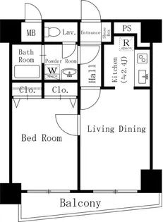 フローレンス森山【4階】の間取り