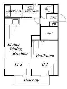 マルミヤハイツ【2階】の間取り