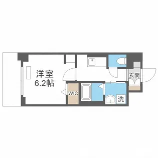 ギャラクシー博多駅北【9階】の間取り