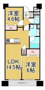 セイル西宮北口【3階】の間取り
