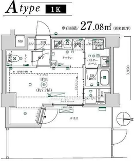 MAXIV武蔵新城TRE【3階】の間取り