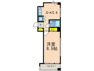 ジュミー・クロ【5階】の間取り