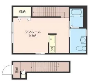 パーク戸山【2階】の間取り