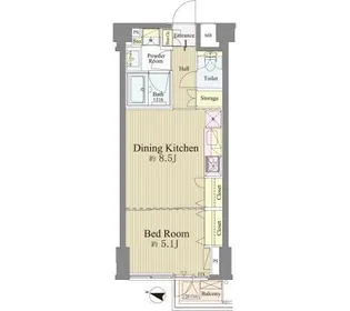 神楽坂南町ハウス【2階】の間取り