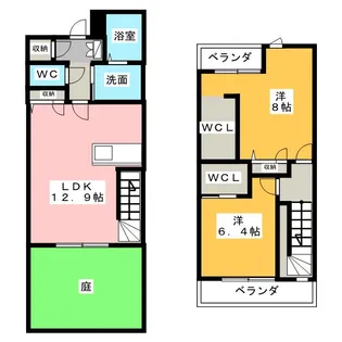 ラウベンガング・ターキン【1階】の間取り