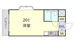 エクセレント蒲田【2階】の間取り