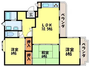 エフティ―88【3階】の間取り