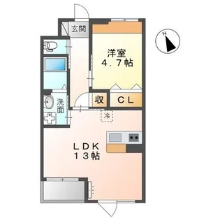 ルミエール(ほたる野)【2階】の間取り