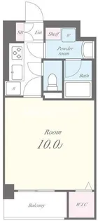 アビティ南大井I【5階】の間取り