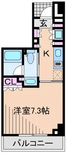 ラティエラ武蔵小杉【3階】の間取り