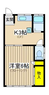 Kハイツ【1階】の間取り