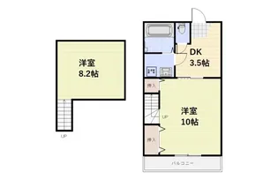 Fガーデン教育大前I【2階】の間取り