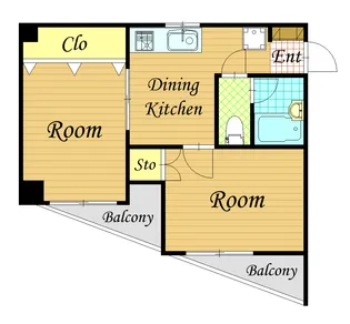 ランポーネ【2階】の間取り