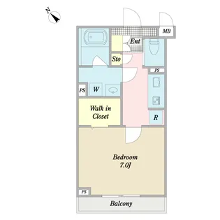 ラ・メールVII【2階】の間取り