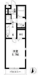 フォレスト【2階】の間取り