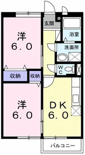 メゾン東北原【1階】の間取り