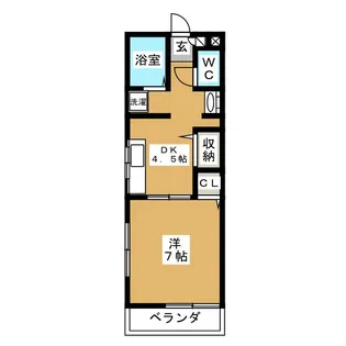 メゾン・ツキノキ【2階】の間取り