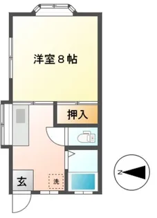 ハイツ希望【1階】の間取り