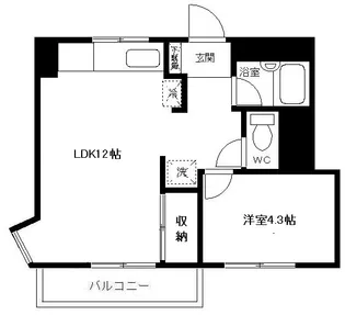 アーバンシティ壱番館【2階】の間取り