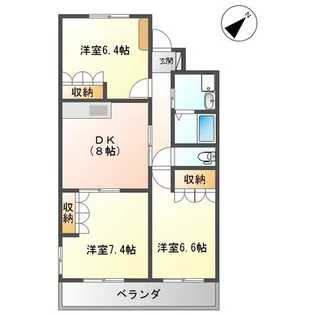 SKファミリア【2階】の間取り
