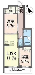 ティエンポ フェリズ I【2階】の間取り