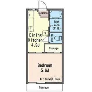 コーポ光永【1階】の間取り