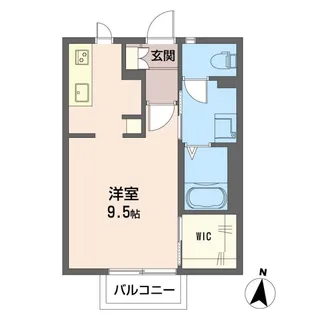 アクシス A【2階】の間取り