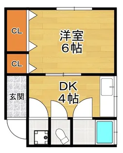 田代マンション【4階】の間取り