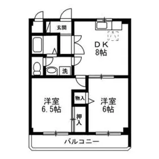 グランシャリオ【2階】の間取り