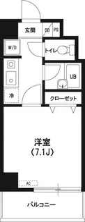 ヴィラクリヤマ【3階】の間取り
