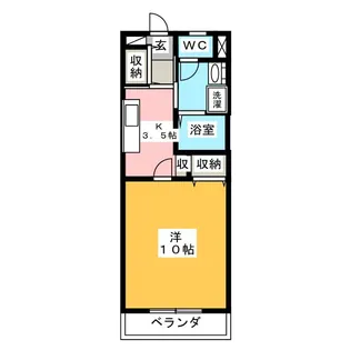 フィールドフォー【4階】の間取り