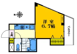 ヴィラ目白学園【1階】の間取り