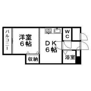 ノースコートサンスイ【3階】の間取り