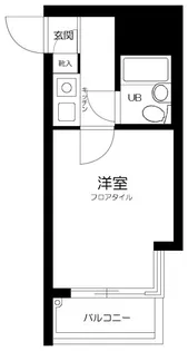 エヴェナール代々木【2階】の間取り