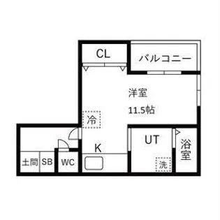 K`s Garden【4階】の間取り